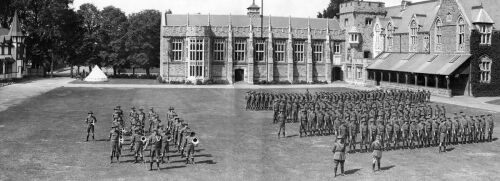 CADETS OF CHRIST'S COLLEGE IN BARRACKS