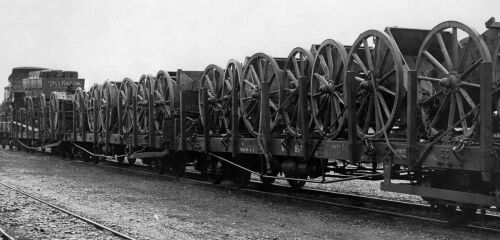 MILITARY EQUIPMENT AFTER USE AT THE RAKAIA CAMP