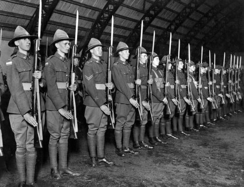 ROYAL GUARD OF HONOUR IN THE KING EDWARD BARRACKS