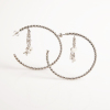A Pair of Louis Vuitton Hoop Earrings