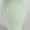 A Carved Chinese Celadon-Glazed 'Floral' Vase - 2