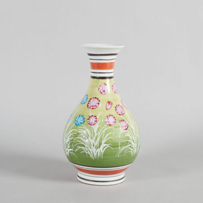 A Chinese Famille Rose 'Floral' Vase (Jingdezhen Zhi Mark)