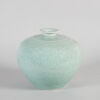 A Carved Chinese Celadon-Glazed 'Floral' Vase (Da Qing Qianlong Nian Zhi Mark)