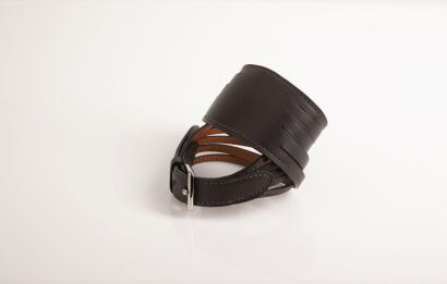 A Hermes Leather Cuff