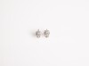9ct White Gold Diamond Cluster Earrings