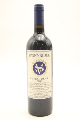 (1) 2002 Stonyridge Vineyard Larose, Waiheke Island