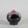 A Chinese Flambe-Glazed Bottle Vase (Mark on bottom)