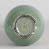 A Carved Chinese Green-glazed Crackled Vase (Guan Mark) - 2