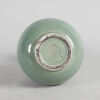 A Carved Chinese Green-glazed Crackled Vase (Guan Mark) - 2