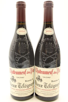 (2) 2010 Domaine du Vieux Telegraphe Chateauneuf-du-Pape La Crau, Rhone [JR16.5] [WS96] [RP97]