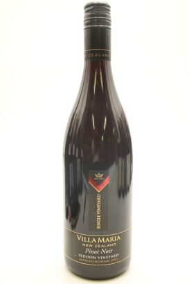 (1) 2012 Villa Maria Single Vineyard Seddon Pinot Noir, Marlborough [JR16] [BC95]