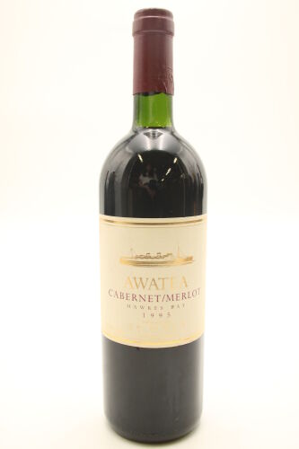 (1) 1995 Te Mata Estate Awatea Cabernets Merlot, Hawke's Bay, Hawkes Bay