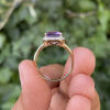 9ct Amethyst and Diamond Ring - 5