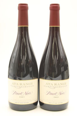 (2) 2001 Ata Rangi Pinot Noir, Martinborough [JR17.5]