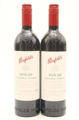 (2) 2017 Penfolds Bin 28 Kalimna Shiraz, South Australia [JR17]