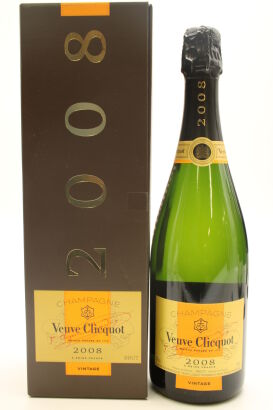 (1) 2008 Veuve Clicquot Ponsardin Vintage Brut, Champagne [JR16.5] [WE93]