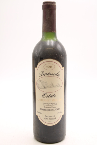 (1) 1991 Peninsula Estate Cabernet Sauvignon Merlot, Waiheke Island