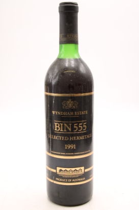 (1) 1991 George Wyndham Bin 555 Selected Hermitage, South Eastern Australia