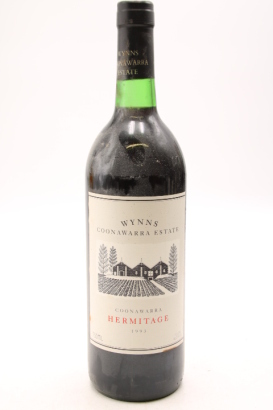 (1) 1993 Wynns Coonawarra Estate Hermitage, Coonawarra