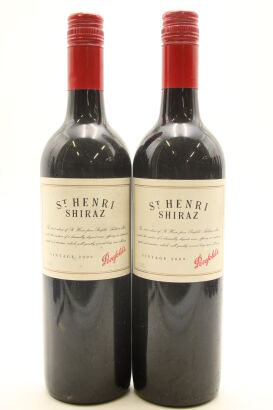 (2) 2009 Penfolds St. Henri Shiraz, South Australia [JR16.5] [WE93] [WS94] [BC97]