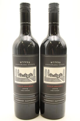 (2) 2009 Wynns Coonawarra Estate Black Label Cabernet Sauvignon, Coonawarra [JO95]