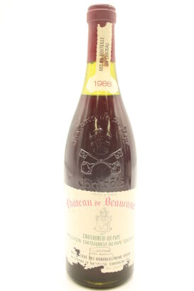 (1) 1988 Chateau de Beaucastel, Chateauneuf-du-Pape [JR17]