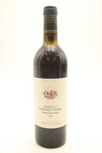 (1) 1990 Esk Valley Winemakers Reserve Merlot Cabernet Cabernet Franc, Gimblett Gravels