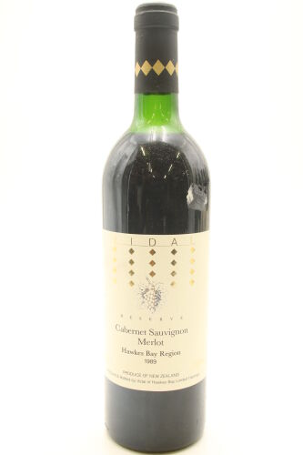 (1) 1989 Vidal Estate Reserve Merlot Cabernet Sauvignon, Gimblett Gravels