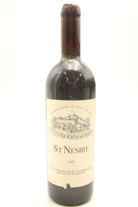 (1) 1985 St Nesbit Cabernet Merlot Petit Verdot, Auckland