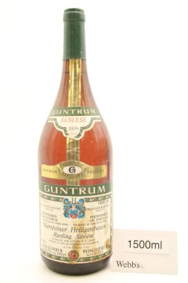 (1) 1976 Weingut Louis Guntrum Niersteiner Heiligenbaum Riesling Auslese, Rheinhessen, 1500ml