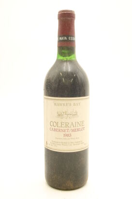 (1) 1983 Te Mata Estate Coleraine, Hawkes Bay