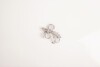 A Platinum and Diamond Bow Brooch