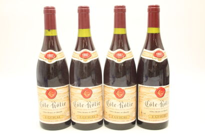 (4) 1987 E. Guigal Cote Rotie Brune et Blonde de Guigal, Rhone