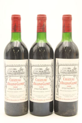 (3) 1986 Chateau L'Eglise-Clinet, Pomerol