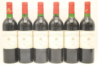 (6) 1986 Chateau L'Arrosee, Saint-Emilion Grand Cru