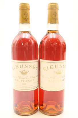 (2) 1983 Chateau Rieussec, Sauternes [JR18]