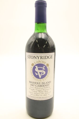 (1) 1987 Stonyridge Vineyard Larose, Waiheke Island