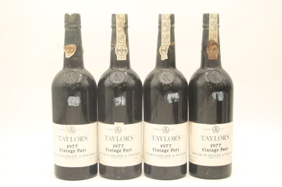 (4) 1977 Taylor Fladgate Vintage Port, Portugal [JR16.5] [WE95] [RP95]