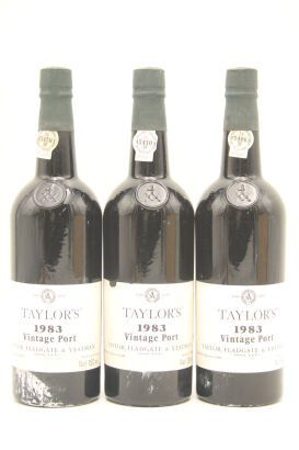 (3) 1983 Taylor Fladgate Vintage Port, Portugal [JR18]