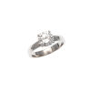 Platinum Diamond Solitaire Ring, 1.37 carats - 2