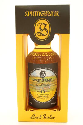 (1) Springbank 2010 Local Barley 10 Year Old Single Malt Scotch Whisky, 57.3% ABV