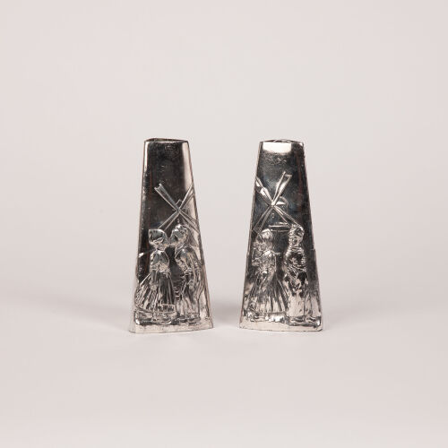 A Pair of WMF Electro-Plated Vases
