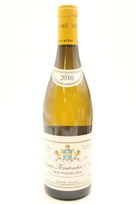 (1) 2010 Domaine Leflaive Les Pucelles, Puligny-Montrachet Premier Cru [JR17.5] [RP95] [WE95]