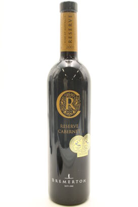 (1) 2003 Bremerton Reserve Cabernet Sauvignon, Langhorne Creek