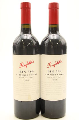 (2) 2003 Penfolds Bin 389 Cabernet Shiraz, South Australia [JO94]