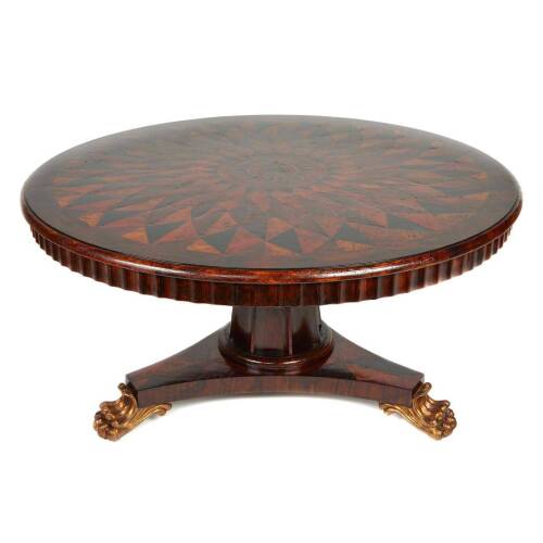 A Circular Regency Style Table