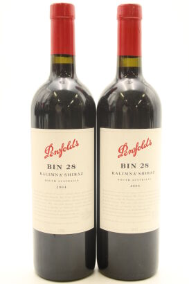 (2) 2004 Penfolds Bin 28 Kalimna Shiraz, South Australia