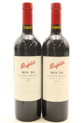 (2) 2004 Penfolds Bin 28 Kalimna Shiraz, South Australia