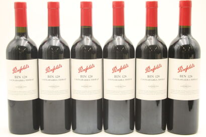 (6) 2002 Penfolds Bin 128 Shiraz, Coonawarra