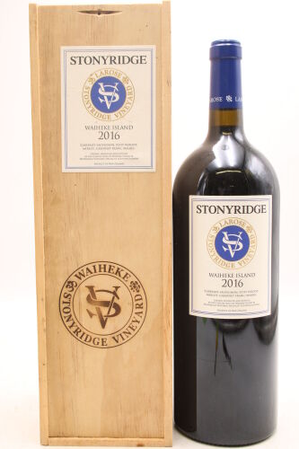 (1) 2016 Stonyridge Vineyard Larose, Waiheke Island, 1500ml